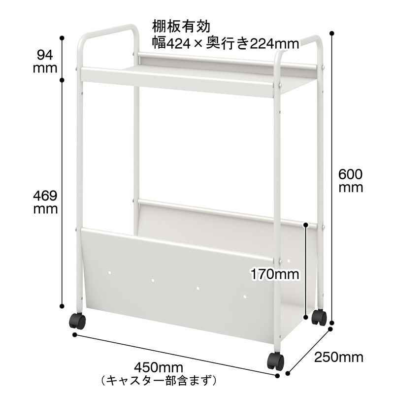 トヨダプロダクツ パーソナルワゴン ラック 収納 ワゴン デスク横