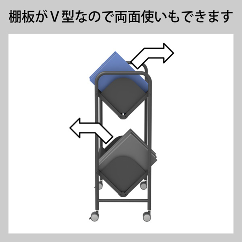 トヨダプロダクツ ファイルワゴン ブックラックワゴン サイドワゴン
