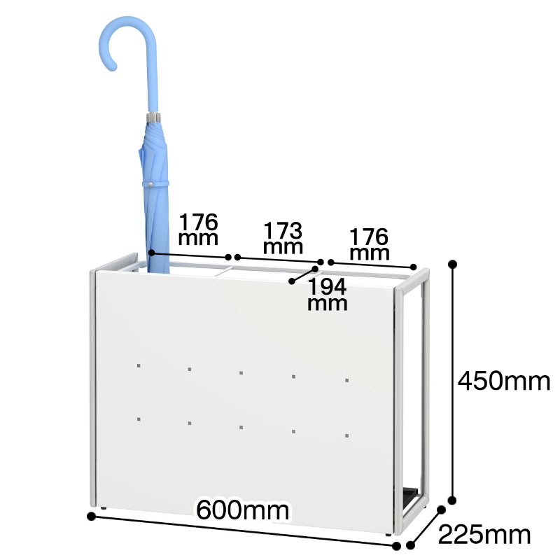 折りたたみ傘立てFUS-36 サイズ