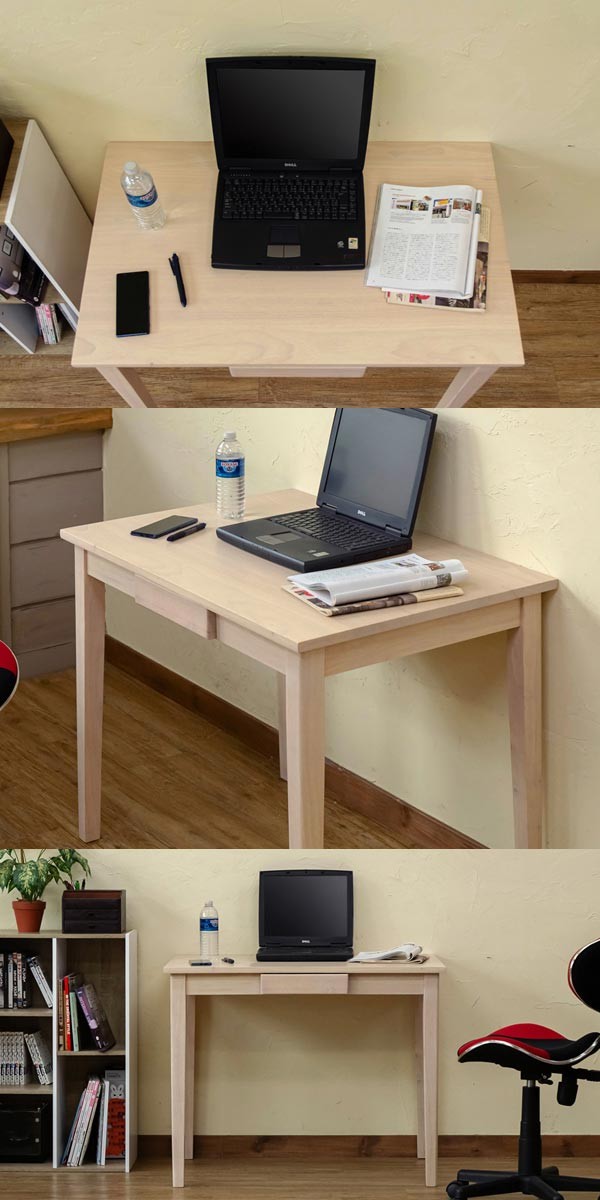木製デスク パソコンデスク 木製テーブル 幅90cm×60cm | おしゃれな 