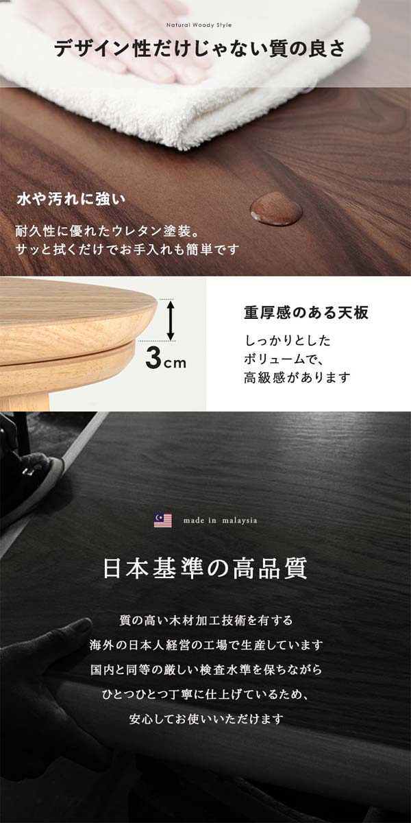 こたつテーブルの画像