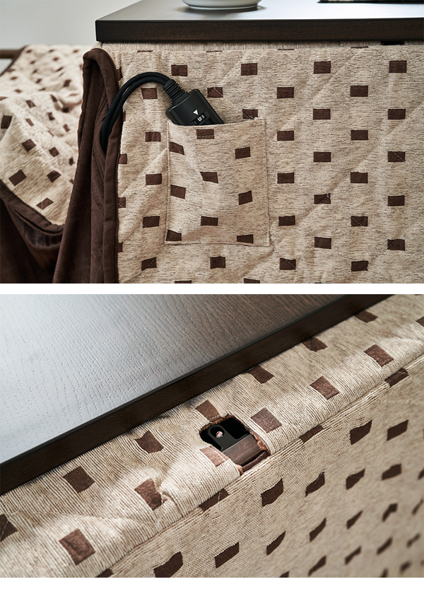 ダイニングこたつ布団の画像