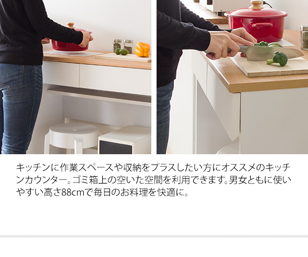 ゴミ箱上収納