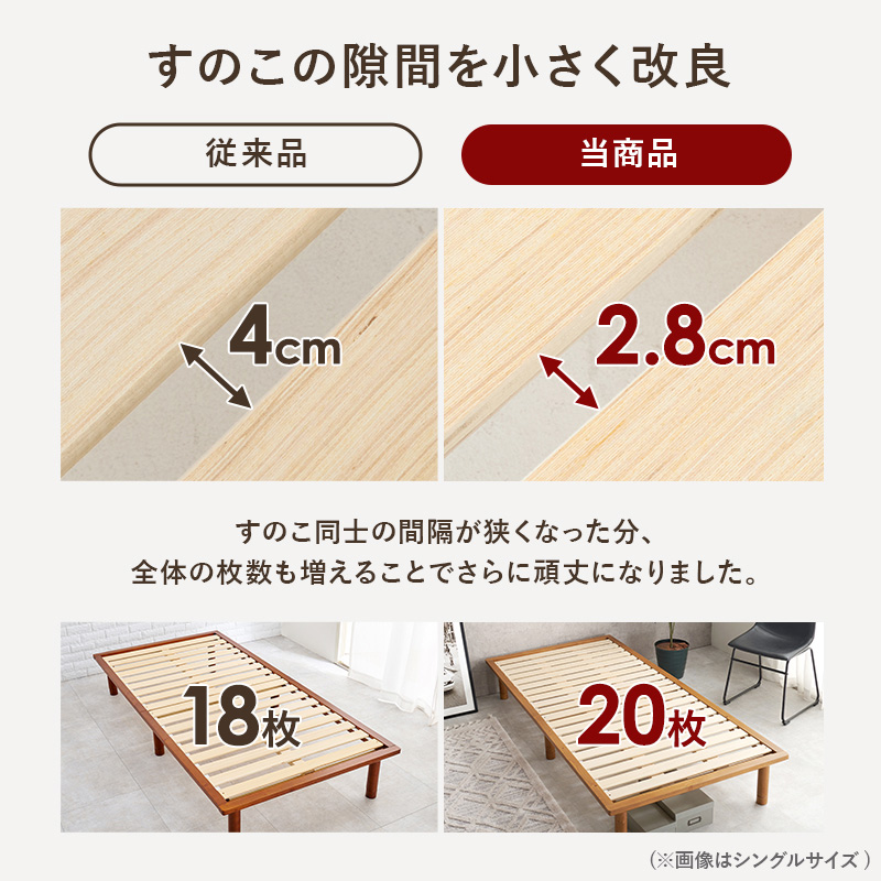 すのこベッド