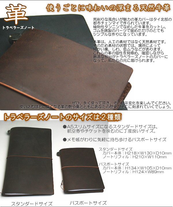 トラベラーズノート パスポートサイズ スターターキッド/TRAVELER'S