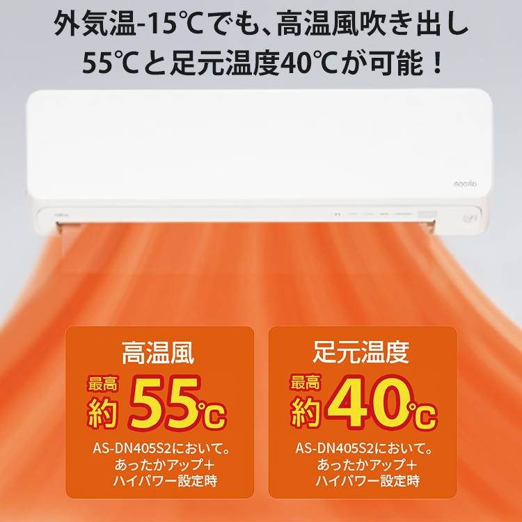ゴク暖nocria エアコン おもに6畳 富士通ゼネラル ゴク暖