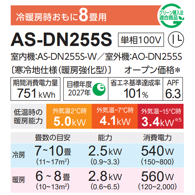 富士通 2025年モデル ゴク暖 ノクリア DNシリーズ