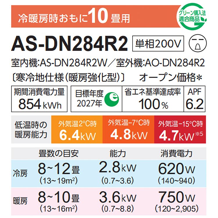 富士通 2024年 ゴク暖 ノクリア DNシリーズ