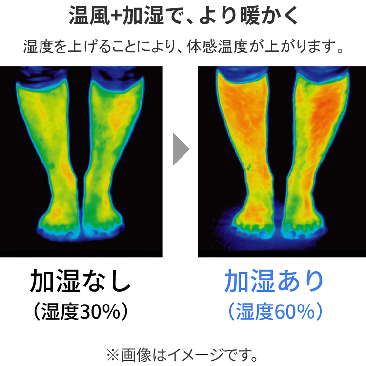 Panasonic セラミックファンヒーター パナソニック 加湿機能付き