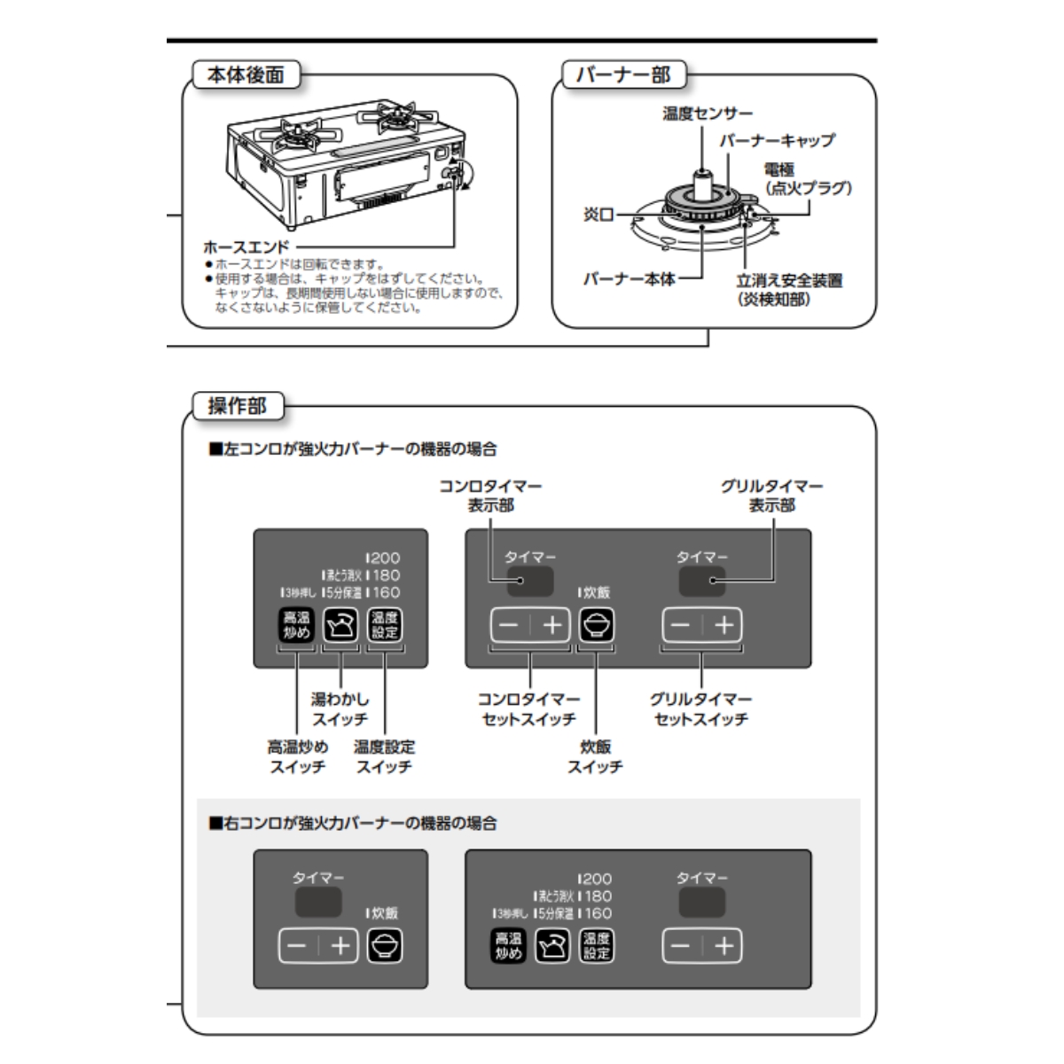 リンナイ（Rinnai） RT66WH7RG-CWL-A13 都市ガス ガスコンロ 2口 左 