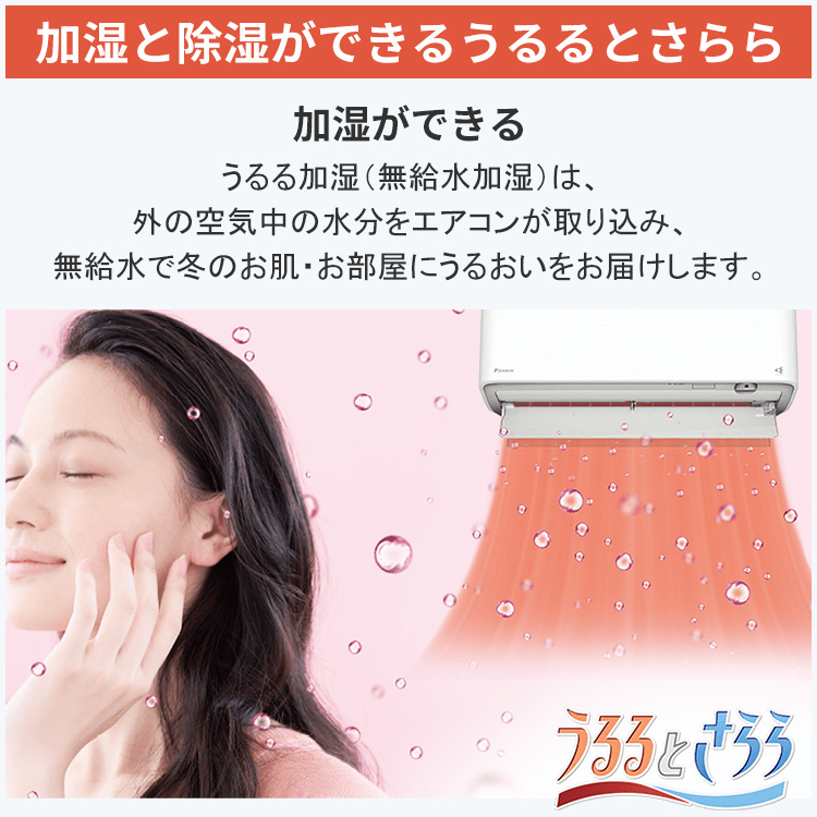 うるるとさらら エアコン おもに23畳 ダイキン RXシリーズ うるさらX