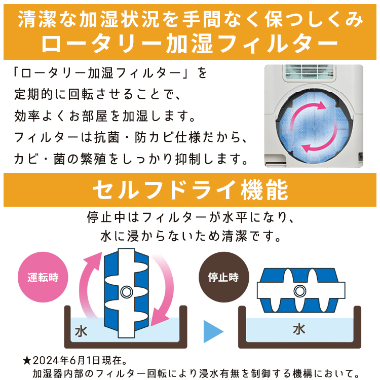 CORONA ハイブリッド加湿器 UF-H5024R-W 2024年モデル　新品 CORONA（住宅設備） 加湿器 コロナ 主に8.5畳 UF-Hシリーズ