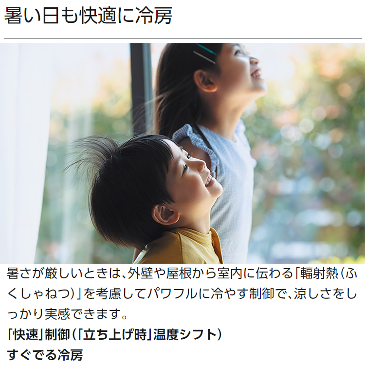 エアコン おもに8畳 2023年モデル パナソニック エオリア Fシリーズ 内部クリーン搭載 快適冷房 CS-253DFL-W