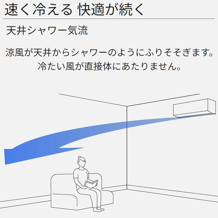 【ま】⭕️パナソニック8～12畳用 高機能エアコン✅設置工事可✅1年保証 エオリア 標準取付工事費込 エアコン おもに10畳 パナソニック