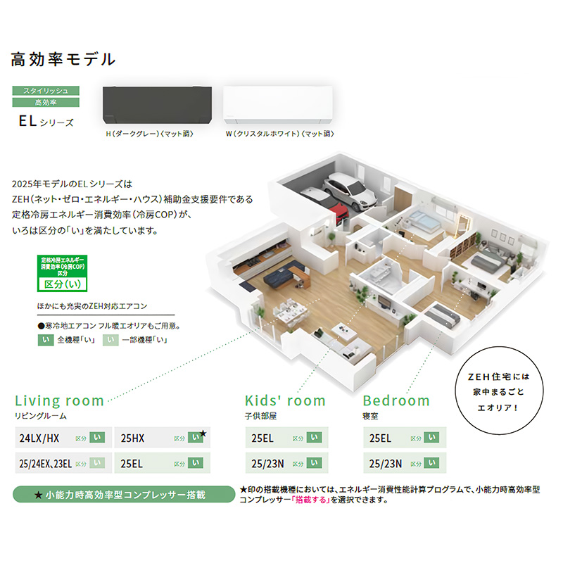 エオリア エアコン 主に12畳 パナソニック 2025年モデル ELシリーズ