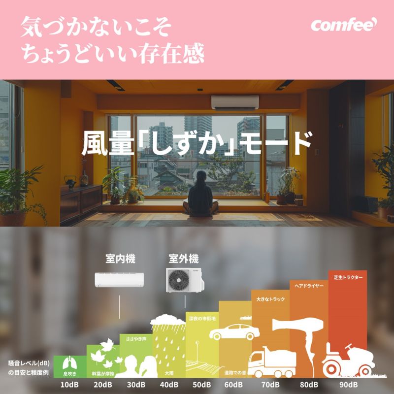 Comfee'（コンフィー） 標準取付工事費込 エアコン 6畳用 Comfee' 2026