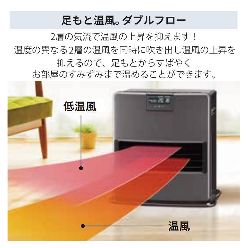 コロナ 石油ファンヒーター 木造10畳・コンクリート13畳2025年モデル CORONA（コロナ） お取り寄せ VXシリーズ FH-VX3625BY-W 石油ファン