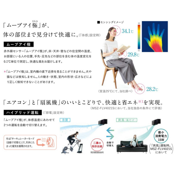 霧ヶ峰 MSZ-FLV5621S-R-SET 標準取付工事費込 三菱電機 ルームエアコン