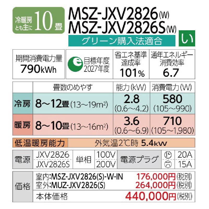 霧ヶ峰 東京 神奈川地域限定 標準取付工事費込 エアコン同配 10畳用