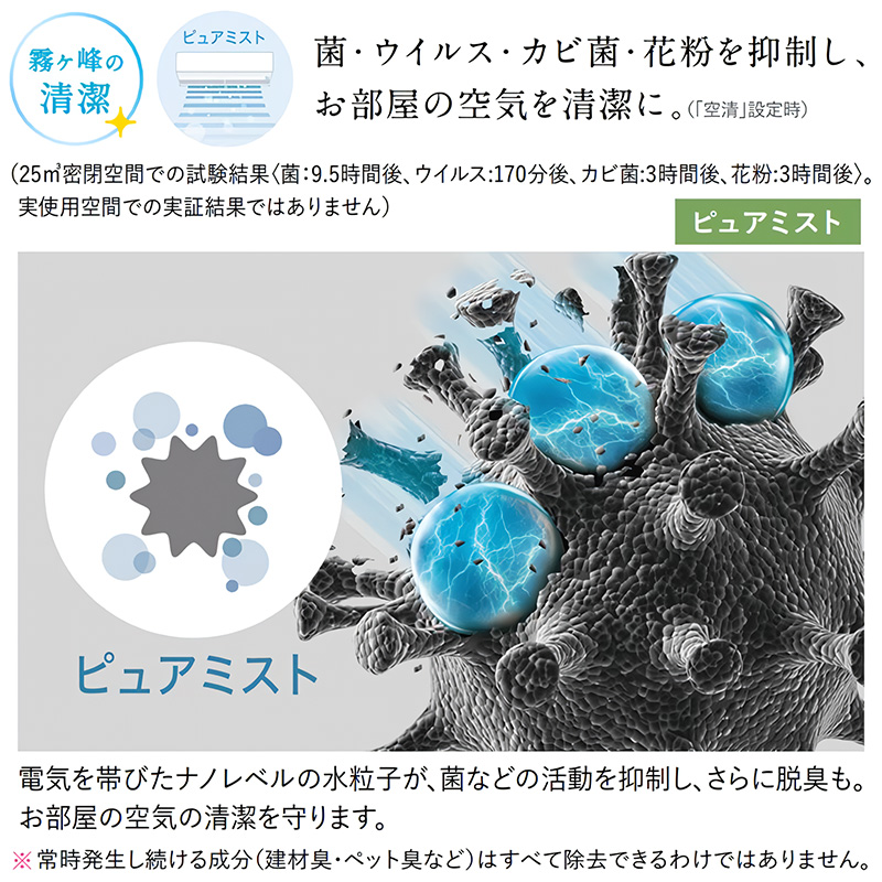 霧ヶ峰 標準取付工事費込 エアコン 主に18畳 三菱電機 2025年モデル