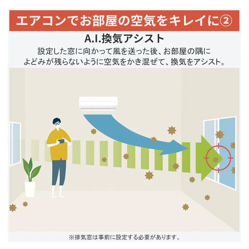 ピカピカ✨ウインドウエアコン　動作品、よく冷えてます MSZ-ZXV4026S-W エアコン 14畳用 三菱電機 霧ヶ峰 2026年モデル Z