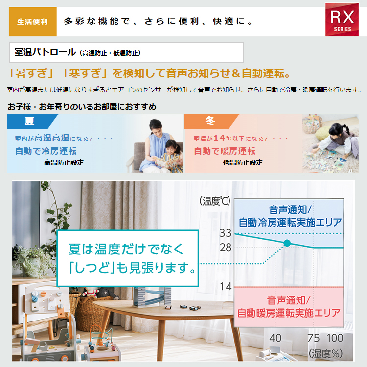 うるさらX エアコン おもに29畳 ダイキン うるさら 2024年 モデル RX