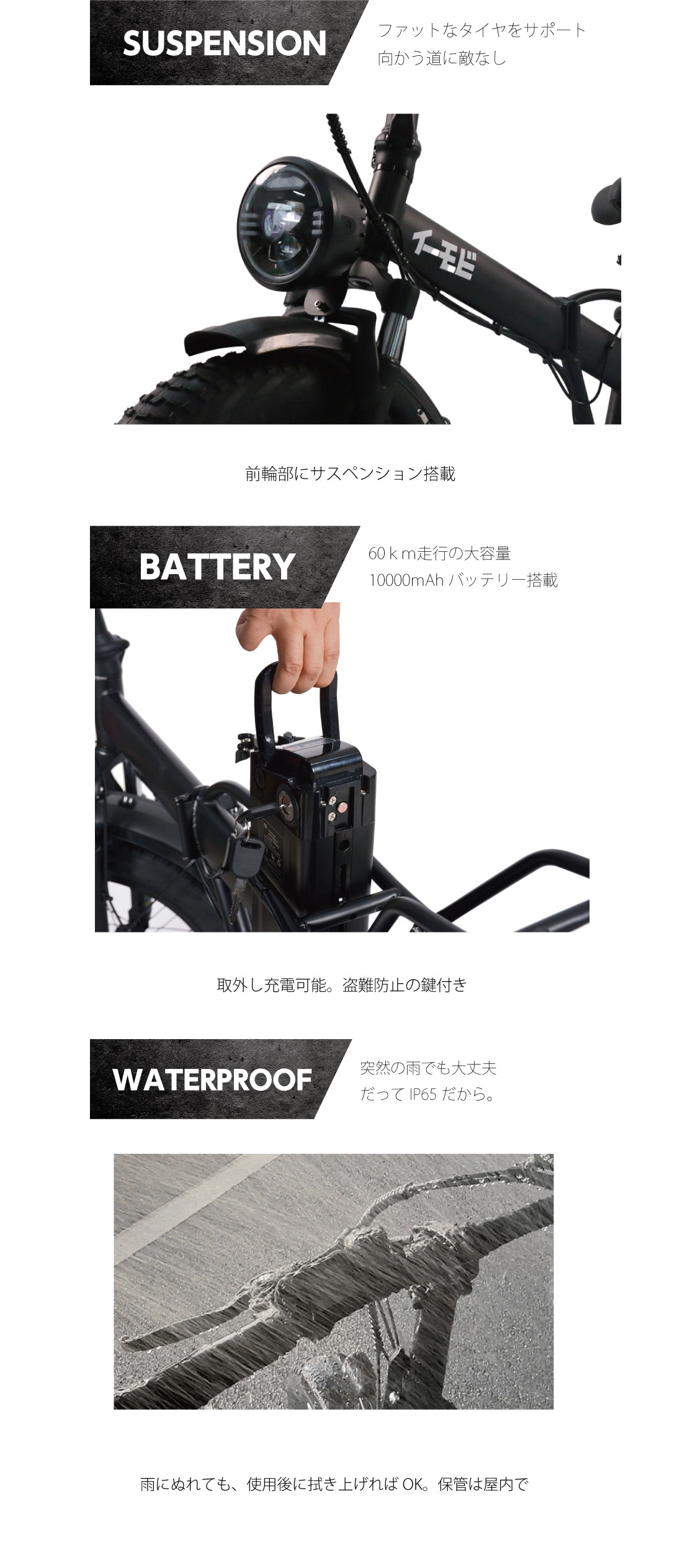 送料無料】電動アシスト自転車 M6 最新モデル 折りたたみ ファット