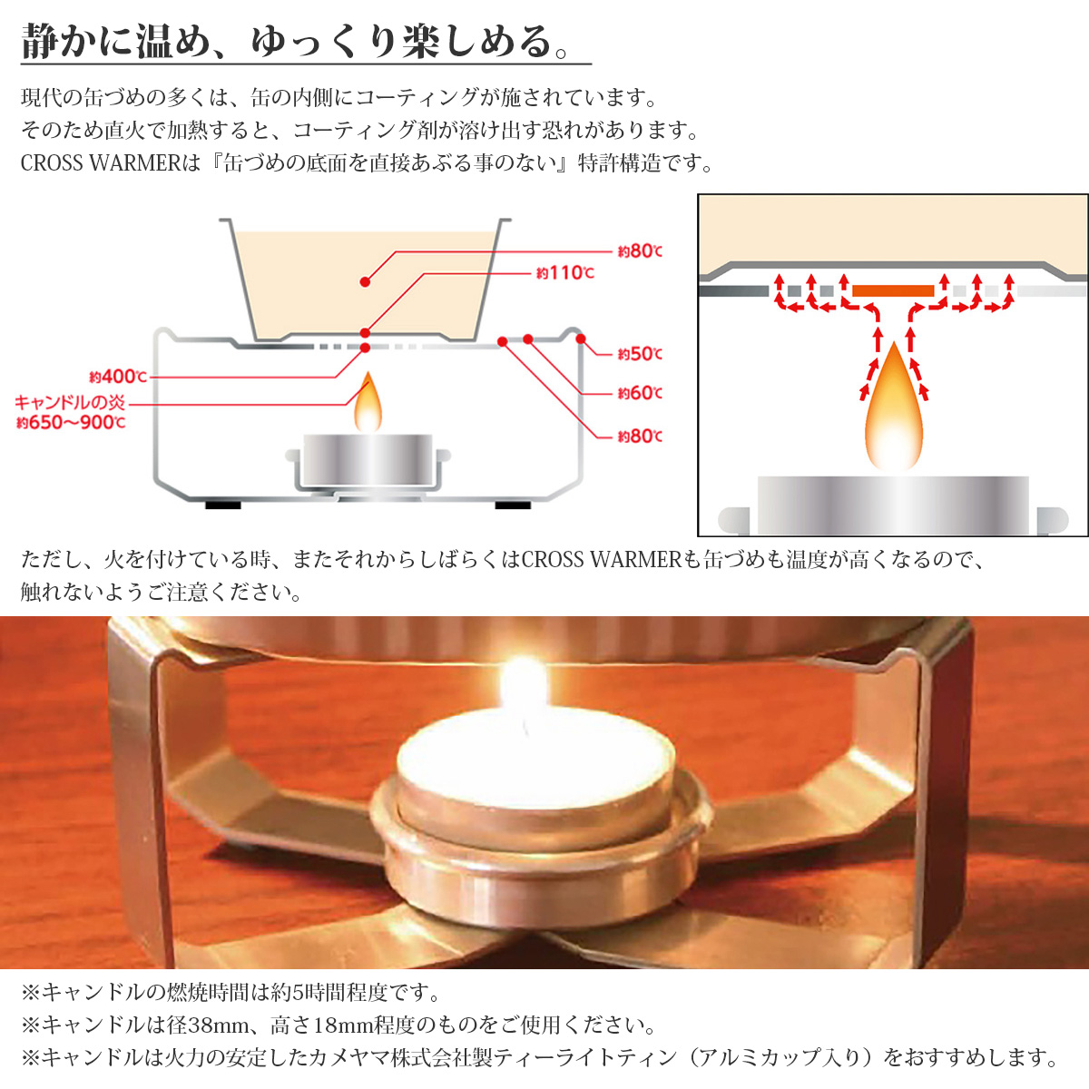 缶つま ウォーマー 惣菜 おつまみ 缶詰 温め クロスウォーマー