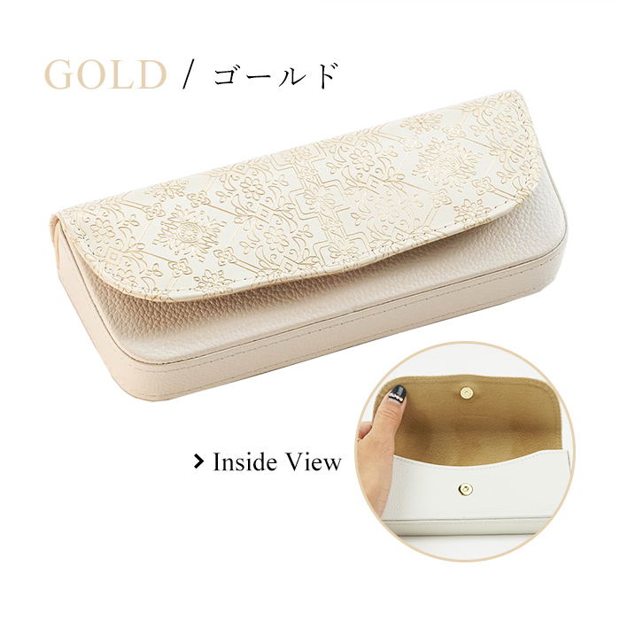 友禅文庫 メガネケース 眼鏡入れ サングラスケース 日本製 手作業 花柄