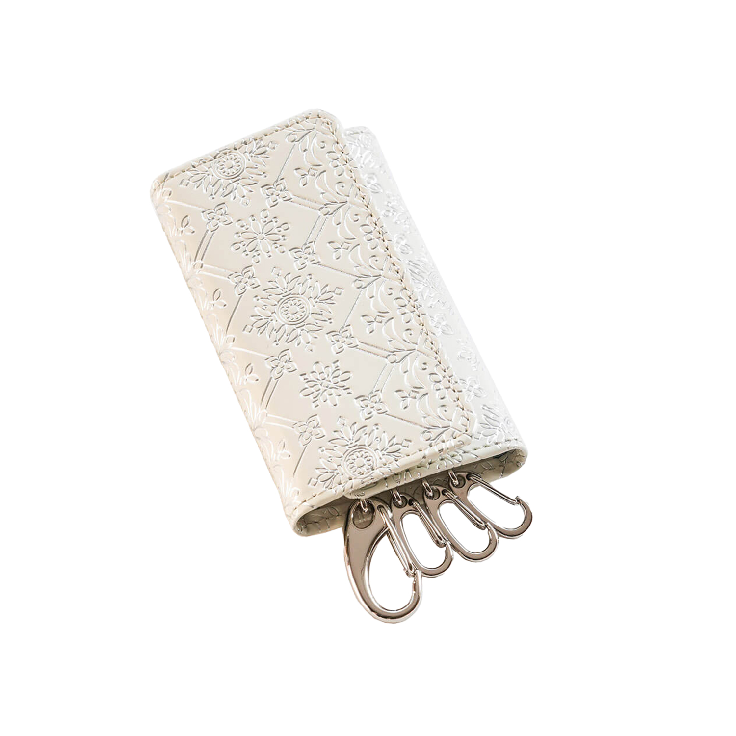 友禅文庫 キーケース 三つ折り 鍵ケース キーホルダー 日本製 手作業