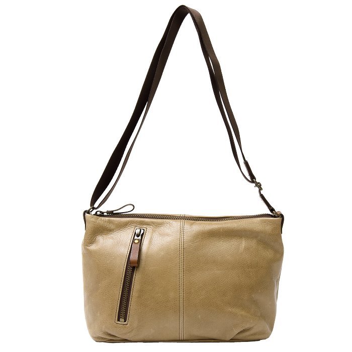 ショルダーバッグ 日本製 国産 軽い 柔らかい 本革 撥水加工