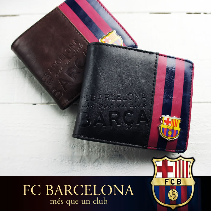 一点物*FROM バルセロナ【NUKAK】VESKI 二つ折り財布 札入れ FCバルセロナ|二つ折り財布|サッカー|FCBARCELONA|札入れ