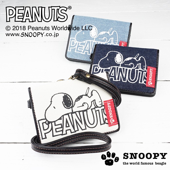 スヌーピー 定期入れ カードケース パスケース レディース カジュアル デニム地 ペイント キュート SNOOPY キャラクター かわいい 大人 向け  :SNP-3194:イーモノ !店 通販 