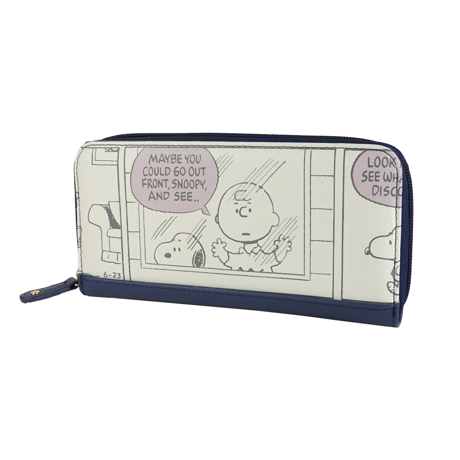 ラウンドファスナー長財布 長財布 財布 ファスナー長財布 スヌーピー SNOOPY コミックプリント コミック柄 レディース 女性向け 母の日 誕生日 プレゼント |  | 04