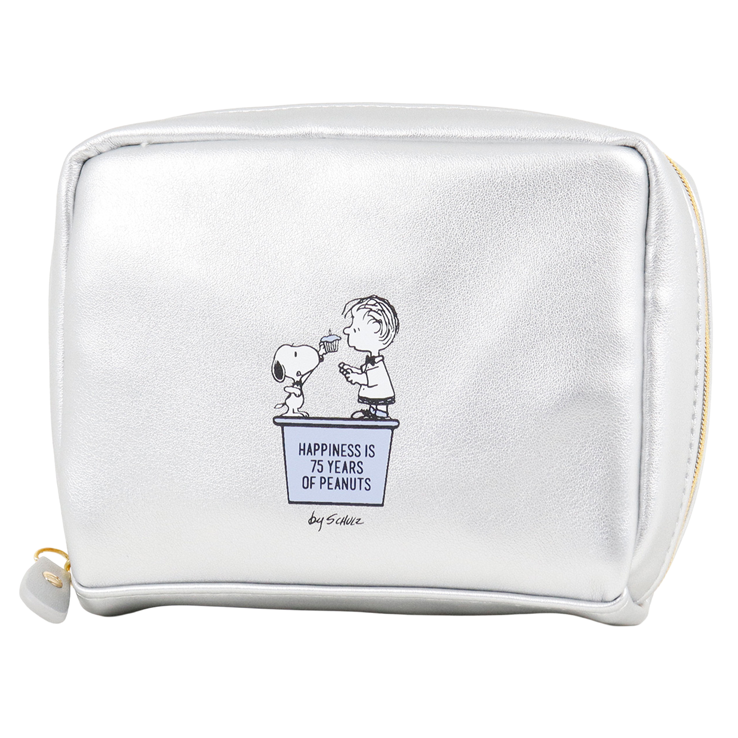 【新品】 スヌーピー SNOOPY 白 ポーチ SNOOPY（スヌーピー） ポーチ 化粧ポーチ 75周年デザイン ウッド