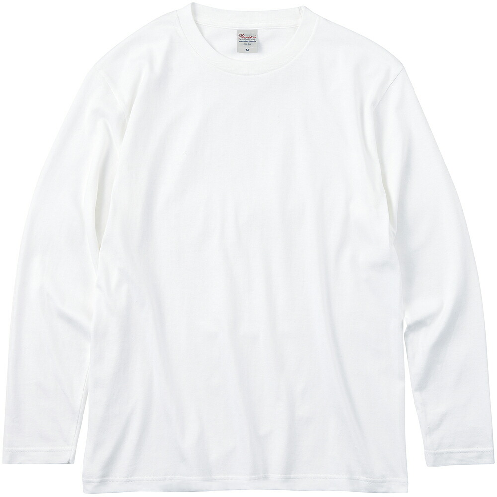 無地 長袖 大きいサイズ Tシャツ ロンt Printstar メンズ レディース 00102-CVL 5.6オンス 綿｜e-monoutteru｜02