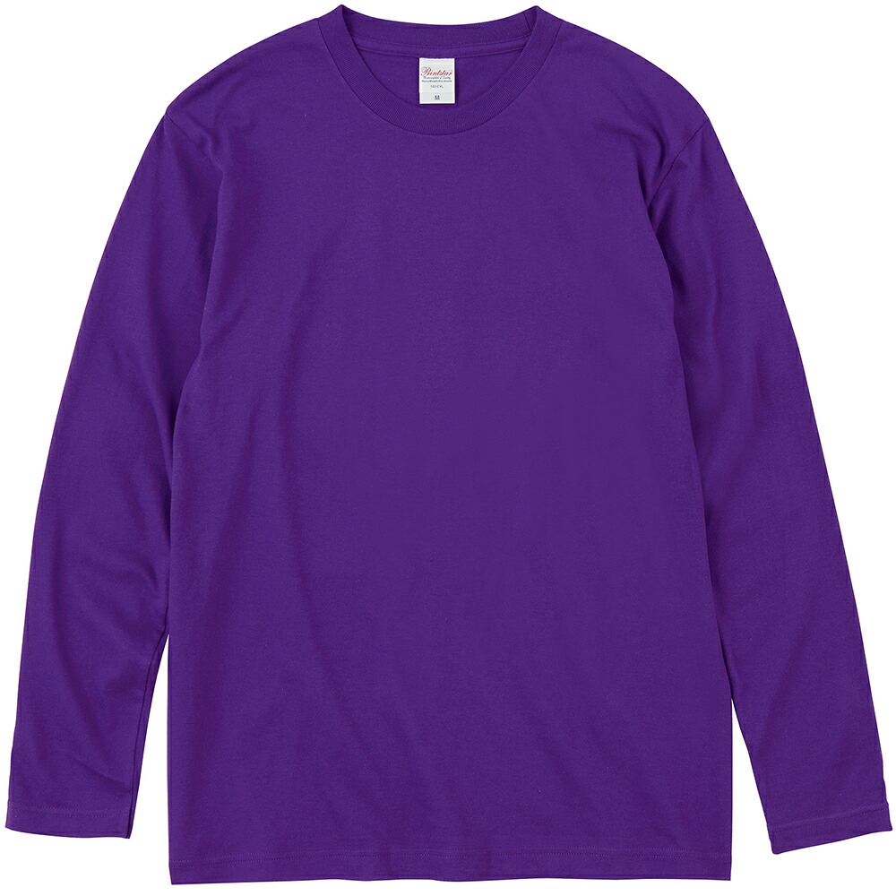 無地 長袖 大きいサイズ Tシャツ ロンt Printstar メンズ レディース 00102-CVL 5.6オンス 綿｜e-monoutteru｜06