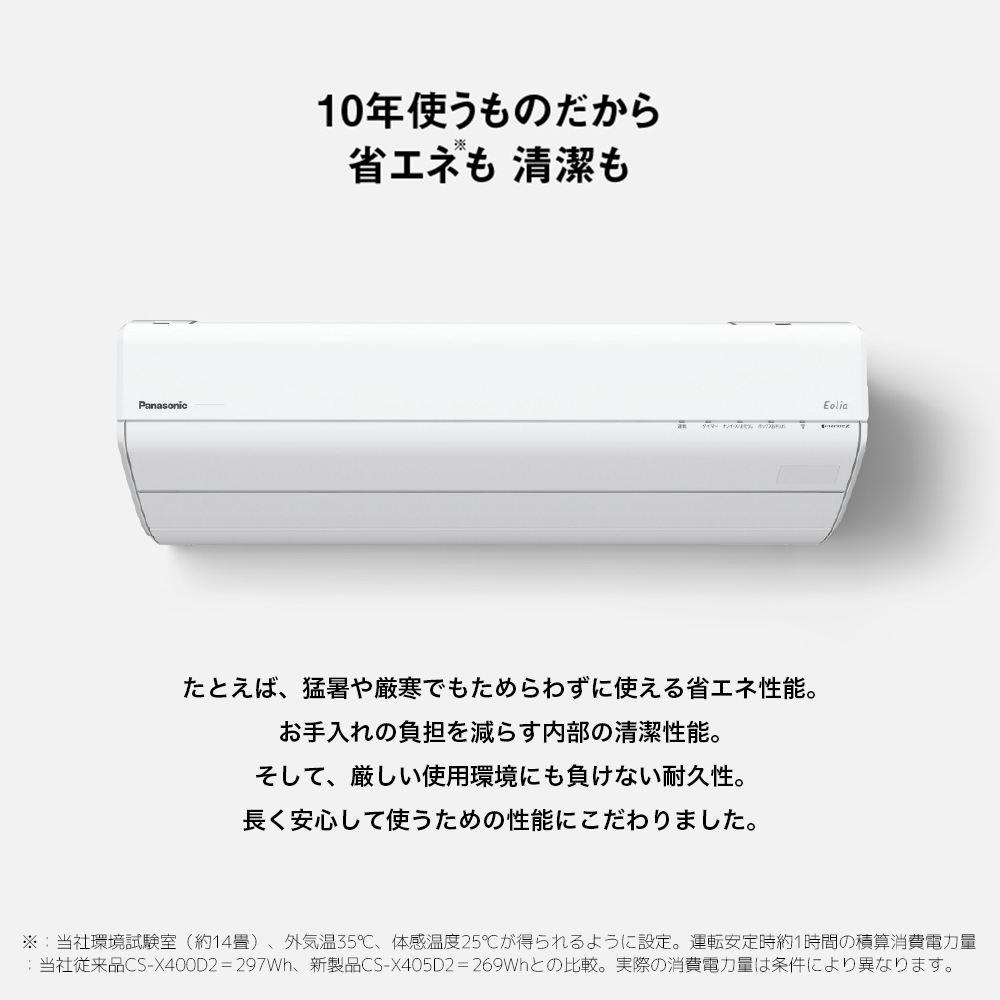 Panasonic（パナソニック） GXシリーズ Eolia エオリア ナノイーX搭載