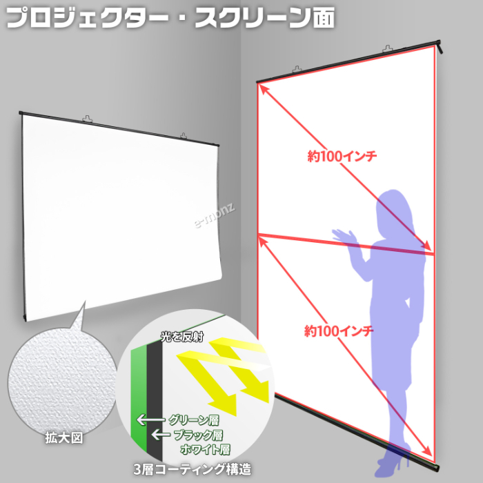 インボイス対応] プロジェクター 撮影用背景 【リバーシブル