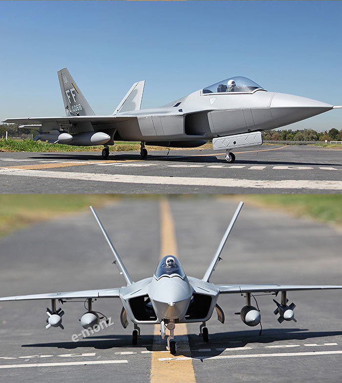 ビッグサイズ戦闘機 RCモデル 【F-22 ラジコンタイプ】 F-22 ラプター