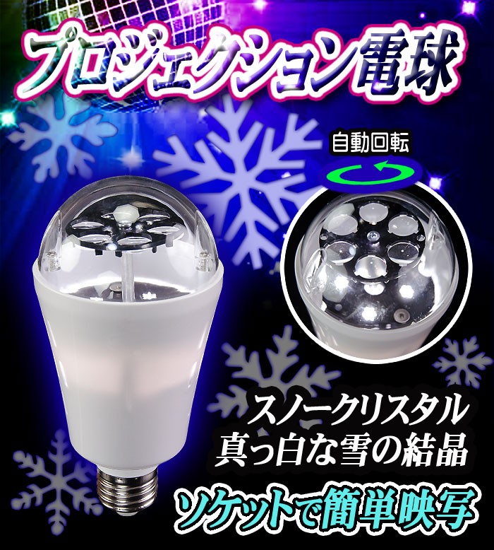 簡単ミラーボールLED電球 クリスマスグッズ【HB02 LED Bulb】