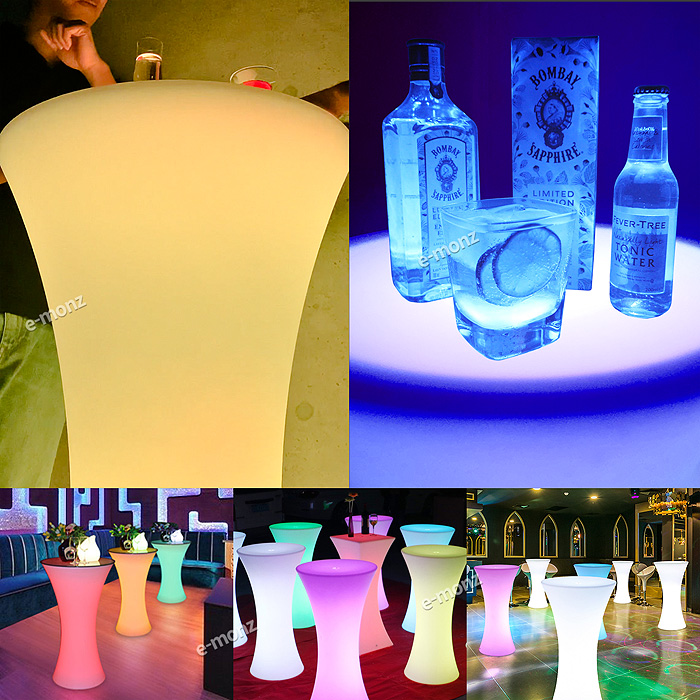 LEDカクテルテーブル LED ハイテーブル 【 LEDイルミネーション カクテルテーブル
