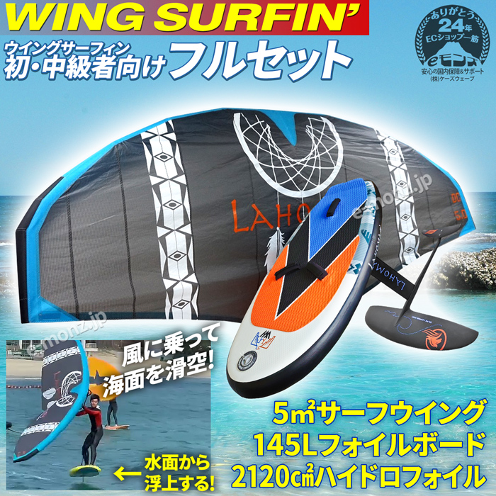 ウイングサーフィン 選べるセット 初・中級者 ウイング （5平米