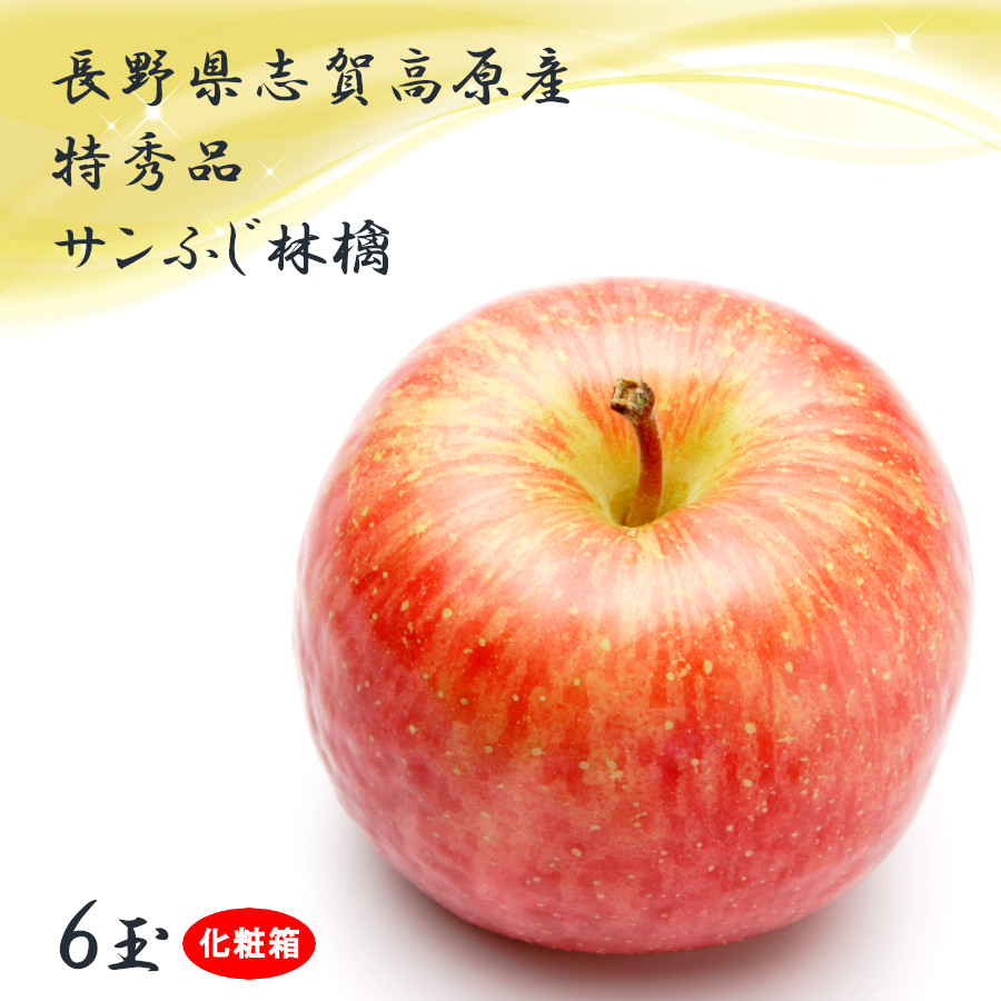 サンふじ りんご 化粧箱 甘い 特秀 長野県 林檎 通販 送料無料
