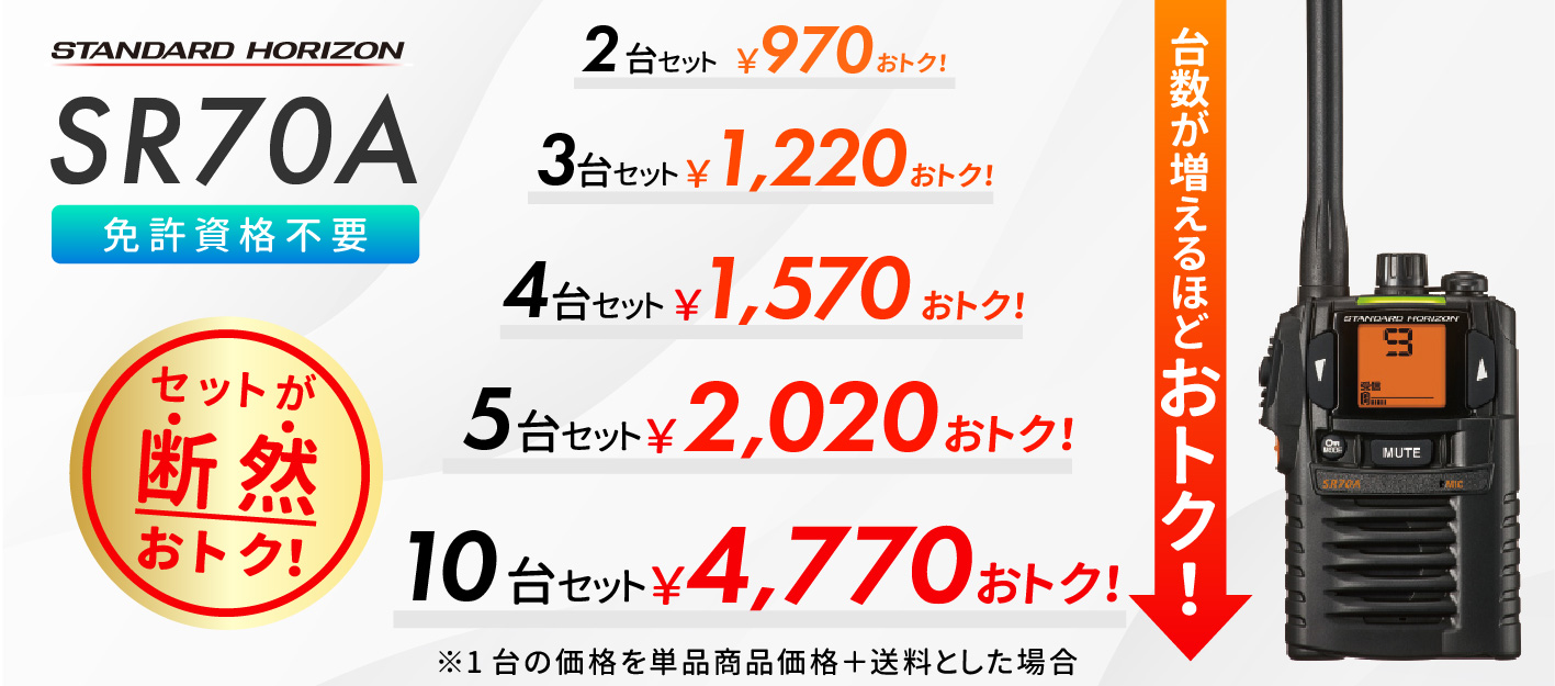 セットが断然お得!