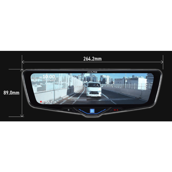 ALPINE DVR-DM1046A-IC アルパイン ドライブレコーダー搭載10型