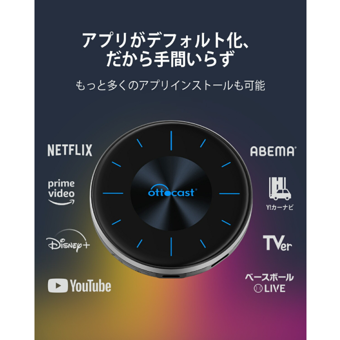 ottocast PCS46 オットキャスト OttoAibox P3 有線CarPlay搭載車用