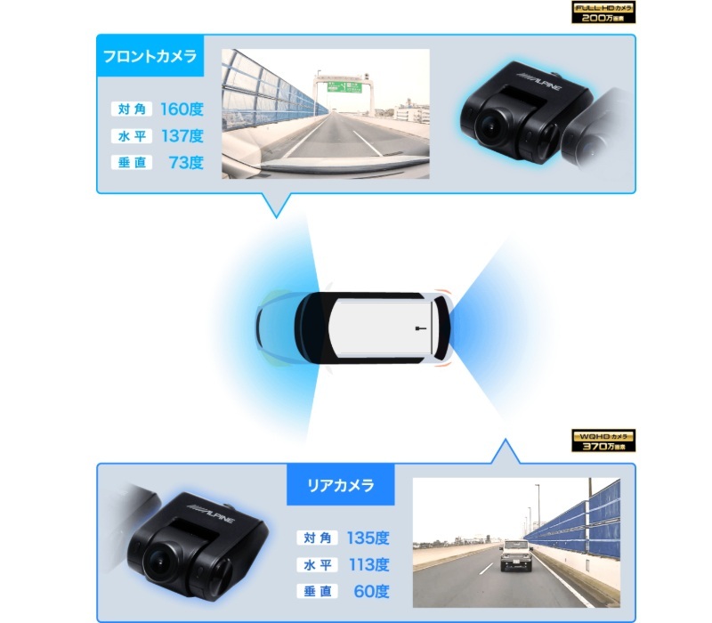 ALPINE（アルパイン） 在庫あり DVR-DM1000A2-IC ドライブレコーダー