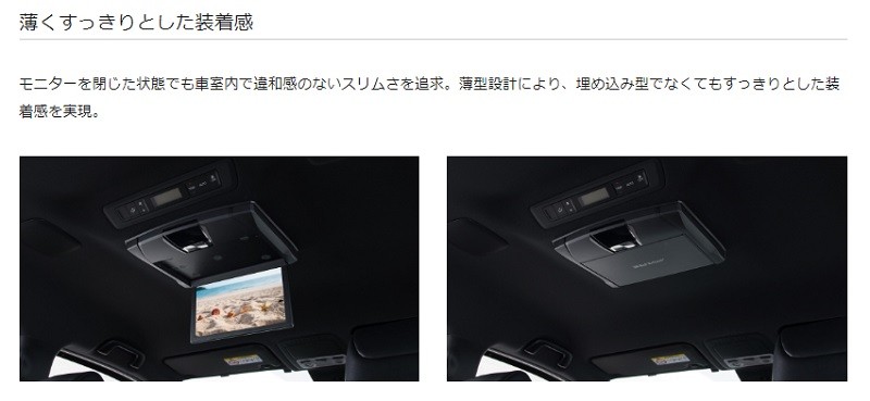 ALPINE（アルパイン） 後席モニター スリムリアビジョン RSH10XS-L-B