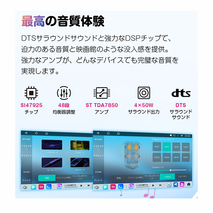 UX7SJ-PLUS EONON ディスプレイオーディオ 10.1インチ アンドロイド14